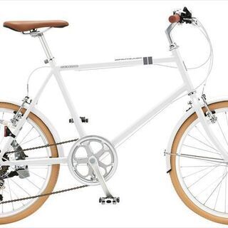 【売切】新車🌸オシャレ　ミニベロ🌸シークレットコード206　ホワイト☆6段変速