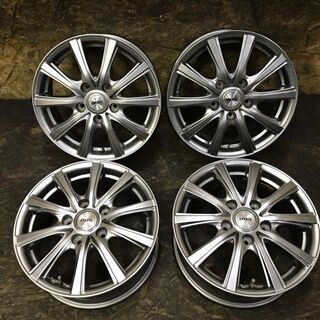 BADX D.O.S DOS 社外ホイール 15インチ 4本 6J5HPCD114.3+52 ヴォクシー ノア等 (VHE163) クレジットカード QR決済可能