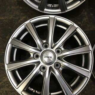 BADX D.O.S DOS 社外ホイール 15インチ 4本 6J5HPCD114.3+52 ヴォクシー ノア等 (VHE163) クレジットカード QR決済可能