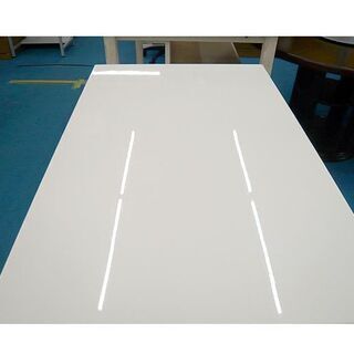 〇 札幌 ミドルキッチンボード 幅80×高さ86cm 白 ホワイト エナメル ...