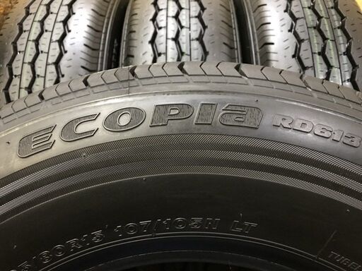 新車外し 2020年製 BS ECOPIA RD613 195/80R15 107/105N LT 15インチ