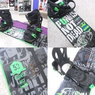 HEAD 153cm スノーボード PUNKS NOT DEAD ダブルキャンパー バインディング付板 27.0cm スノーボードブーツ＆ケースセット☆ PayPay(ペイペイ)決済可能 ☆ 札幌市 北区 屯田 