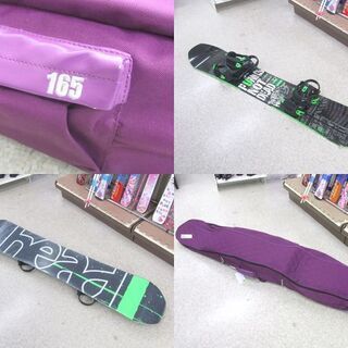 HEAD 153cm スノーボード PUNKS NOT DEAD ダブルキャンパー バインディング付板 27.0cm スノーボードブーツ＆ケースセット☆ PayPay(ペイペイ)決済可能 ☆ 札幌市 北区 屯田 