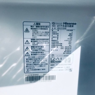 ①ET816A⭐️Hisense2ドア冷凍冷蔵庫⭐️2017年式