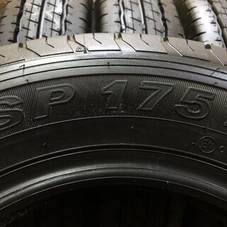 新車外し DUNLOP SP175L 155/80R14 88/86N LT 14インチ 夏タイヤ 4本