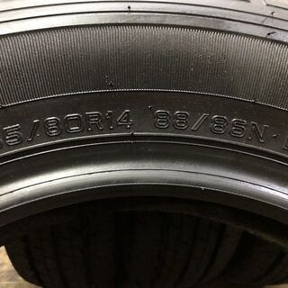 新車外し DUNLOP SP175L 155/80R14 88/86N LT 14インチ 夏タイヤ 4本