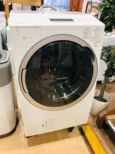【管理I4S029015-104】東芝 2017年 TW-117V5 11㎏ ドラム式洗濯乾燥機