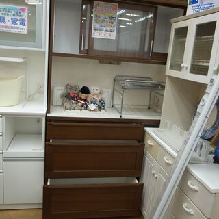 河口家具 オープン食器棚【モノ市場 知立店】41
