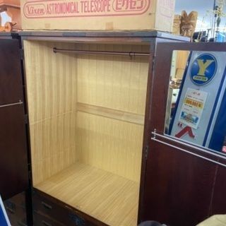 【✨おすすめ品✨】🐶岩谷堂 箪笥 タンス 衣類収納 レトロ アンティーク 高さ178㎝ 横103㎝ 奥60㎝🐶