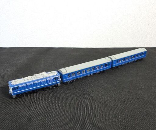 当時物 レア トミー トミカトレイン ブルー・トレインセット NO.4 3両