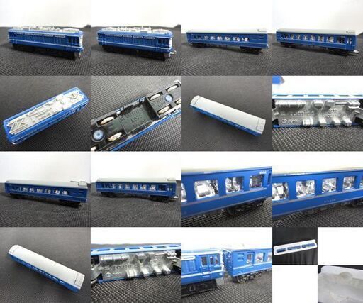 当時物 レア トミー トミカトレイン ブルー・トレインセット NO.4 3両