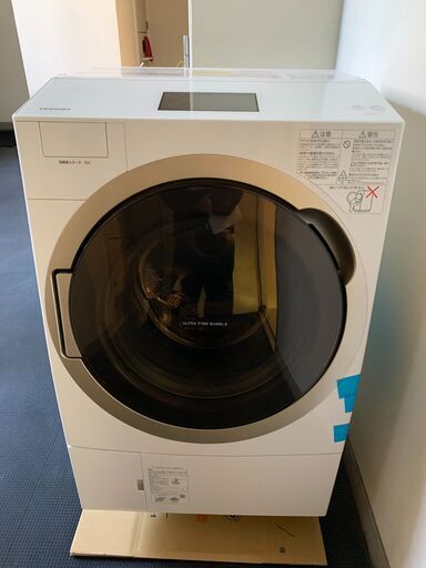 TOSHIBA【19年製】ドラム式洗濯乾燥機 ZABOON TW-127X7L(W)