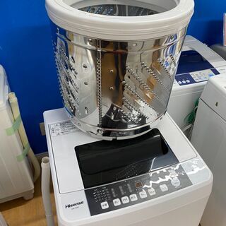 洗濯機 G4259 カード利用可能！ 洗濯機 HISENSE HW-T55C 5.5kg 2018年製