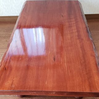 大幅値引き断行！かりん無垢板テーブル　特別価格販売 大幅値引き断行！かりん無垢板テーブル 特別価格販売