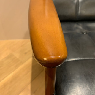 販売終了いたしました【最値下げ！！】カリモク60 Kチェア　2シーター　ブラック　正規品