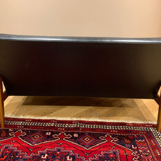 販売終了いたしました【最値下げ！！】カリモク60 Kチェア　2シーター　ブラック　正規品