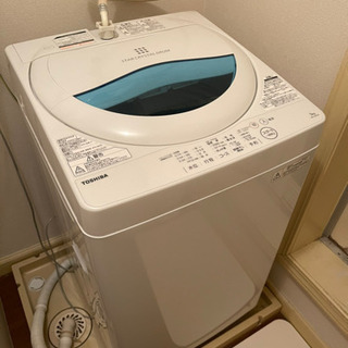 TOSHIBA 縦型2016年製　5.0kg洗濯機