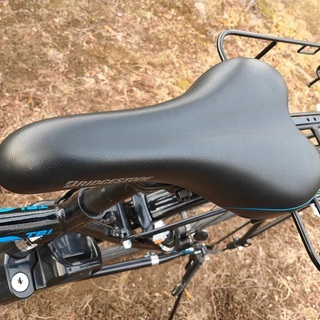 大人気電動クロスバイク！ ブリジストン TB1e (純正リアキャリア装着) フードデリバリーに最適なオプション付き！