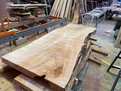 センダン　一枚板　板木　テーブル