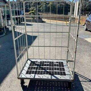 売れ筋がひクリスマスプレゼント！ 中古カゴ台車 1100*800*1700 K026 ☆在庫1台限り☆ その他