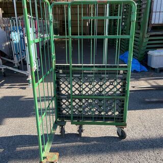 中古カゴ台車 W950×D800×H1700mm ☆在庫16台限り☆ K043