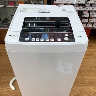 【ジモティー割引】5.5kg 2018年製洗濯機【ハードオフ八王...