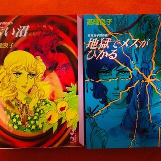 高階良子　赤い沼　地獄でメスがひかる　2冊