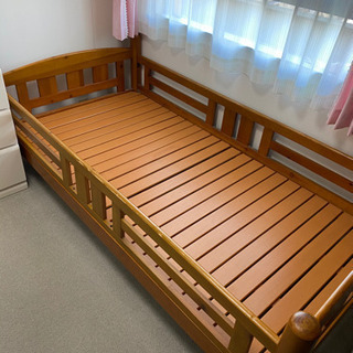 【東京インテリア】シングルベッド・2段ベッド(はしご付き)