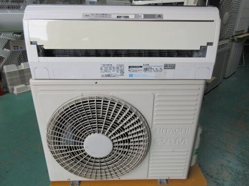 K02146　日立　中古エアコン　主に14畳用　冷4.0kw／暖5.0kw