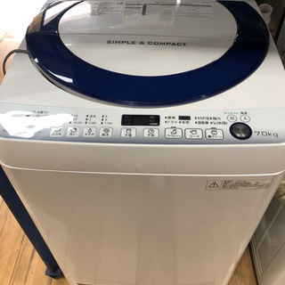 SHARP 2015年製 7kg 全自動 洗濯機 一人暮らし 応援価格‼︎ 人気商品