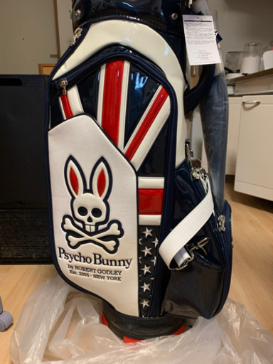 キャディバッグ(ゴルフバッグ) Psycho bunny‼️