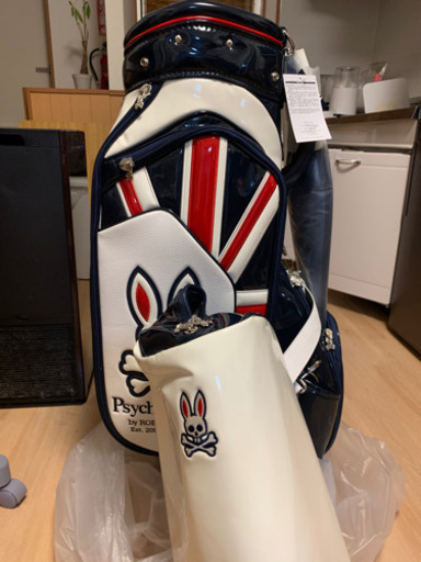 キャディバッグ(ゴルフバッグ) Psycho bunny‼️