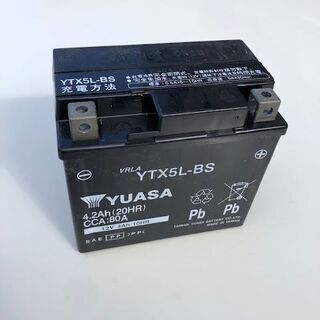 バッテリー　バイク用YTX５L‐BS　YUASA