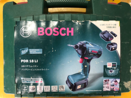 ボッシュ　18V インパクト　DIY 等に　電池３個