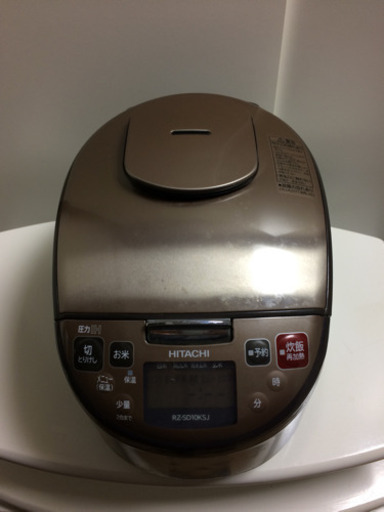 【お買い上げ誠にありがとうございました】HITACHI 圧力IH炊飯ジャー 5.5号炊き