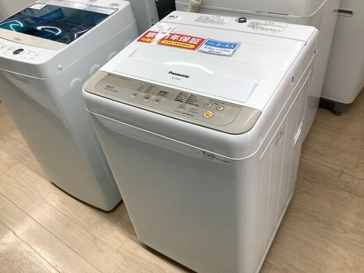 安心の6ヵ月保証付！2017年製 6.0kg Panasonic(パナソニック)「NA-F60B10」全自動洗濯機です！