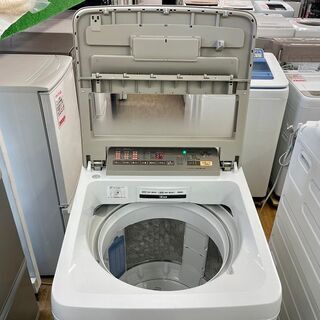 美品【 Panasonic 】パナソニック 洗濯8.0㎏ 全自動洗濯機 エコナビ
