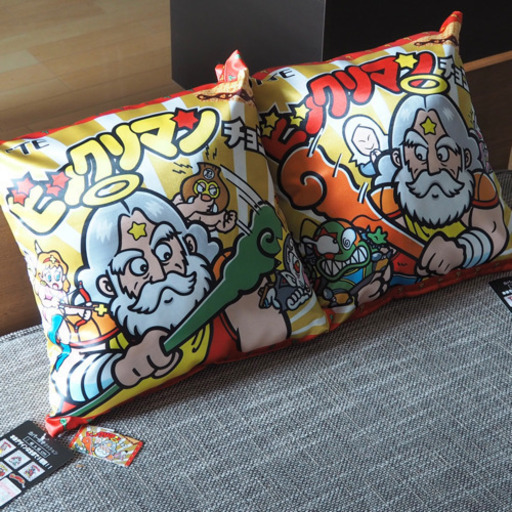 しまむらビックリマンクッションカバー 2 限定品 ナミ 岸和田のソファ クッション の中古あげます 譲ります ジモティーで不用品の処分