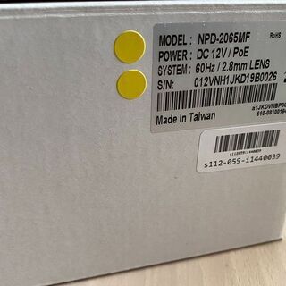 新品未使用品02 NSS NPD-2065MF X Series 2メガピクセル暗視ミニドーム