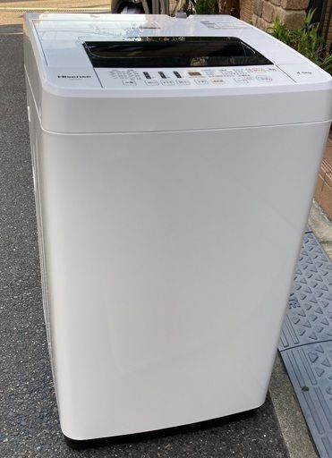 【RKGSE-381-1】特価！ハイセンス/Hisense/4.5kg洗濯機/HW-T45A/中古/2017年製/当社より近隣無料配達OK！