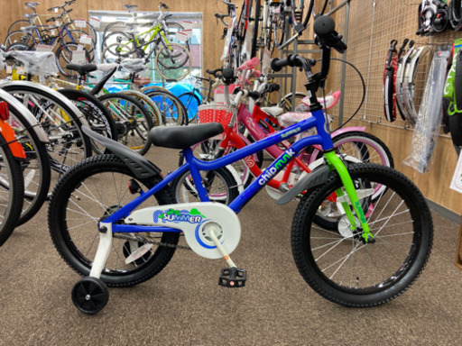 子供用自転車　18インチ　ロイヤルベイビー　ブルー　一年保証付