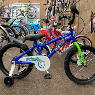 子供用自転車　18インチ　ロイヤルベイビー　ブルー　一年保証付