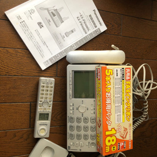 【ネット決済】【お取引中】Panasonic パーソナルＦＡＸ ...