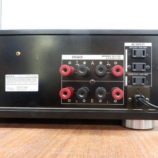 SONY TA-F222ESA プリメインアンプ　ジャンク ▷ジャンク プリアンプ SONY ソニー TA-F222ESA プリメインアンプ