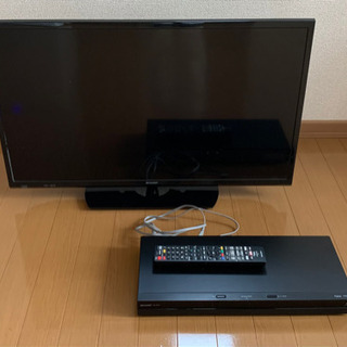 【ネット決済】AQUOS 32型テレビ & ブルーレイレコーダー...