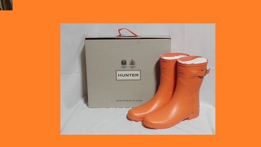 HUNTER ショートレインブーツMOR⑥