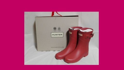 HUNTER ショートレインブーツ③MRP