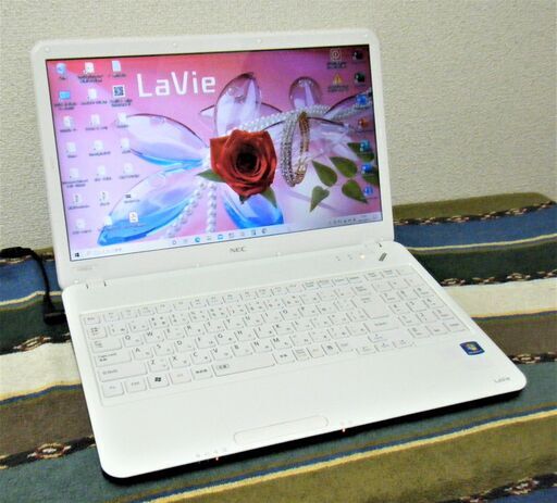 15.6型/高性能Core i3/光速☆彡SSD120GB/メモリ4GB/HDMI/Microsoft Offce2019✎/すぐ使えるWindows10♪/すぐ繋がるWi-Fi/DVDコピー可/SDカードスロット LaVie LS150/E スノーホワイト No.10217