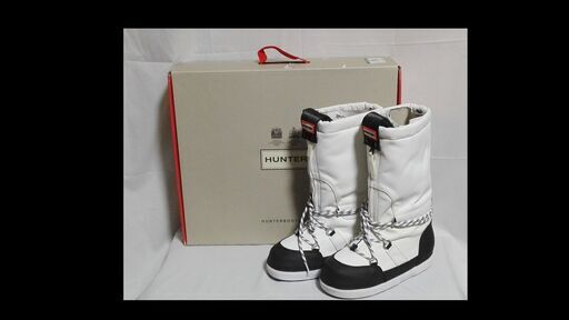 HUNTER ウインタースノーブーツWBK⑦⑫