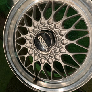 車のパーツ BBS 15インチ アルミホイール 加工なし
